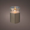 Smokey Grey LED Candle - Christmas Lights For Sale Dublin