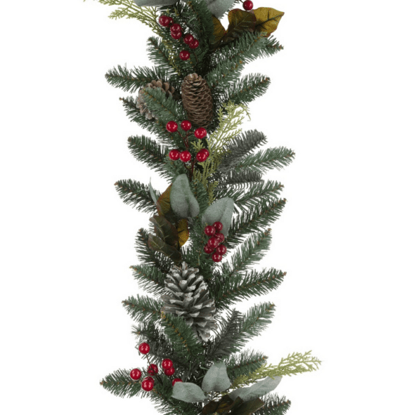 6ft Hawes Berry Christmas Garland - Christmas Garlands For Sale Dublin