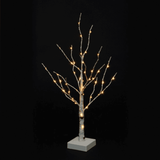 2ft Birch Artificial Christmas Tree with 50 LED Lights - Artificial Christmas Trees For Sale Dublin