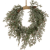 Frosted Teardrope Jute Wreath - Christmas Wreaths For Sale Dublin