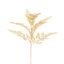 Gold Sparkle Maidenhair Spray - Christmas Decorations For Sale Dublin