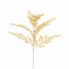 Gold Sparkle Maidenhair Spray - Christmas Decorations For Sale Dublin