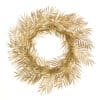 56cm Metallic Gold Fern Wreath - Christmas Wreaths For Sale Dublin