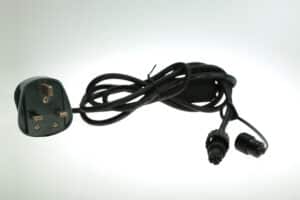 XP 2m Green Power Lead for Heavy Duty Connectable Christmas Lights FDL 