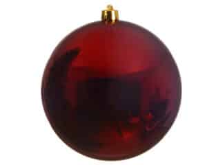 Christmas Bauble Oxblood Red - Diameter 20cm