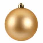 Light Gold Christmas Bauble - Matte - Christmas Tree Decor - Christmasland