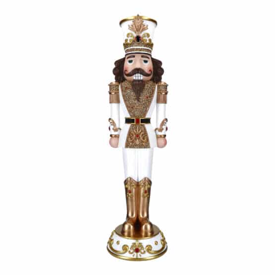 43cm Nutcracker in White and Gold - Nutcrackers for Sale in Ireland