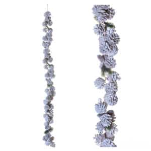 4ft Pinecone Pearl Garland