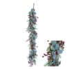 130cm Garland With Red Berries and Pinecones - Christmas Garlands and Decor