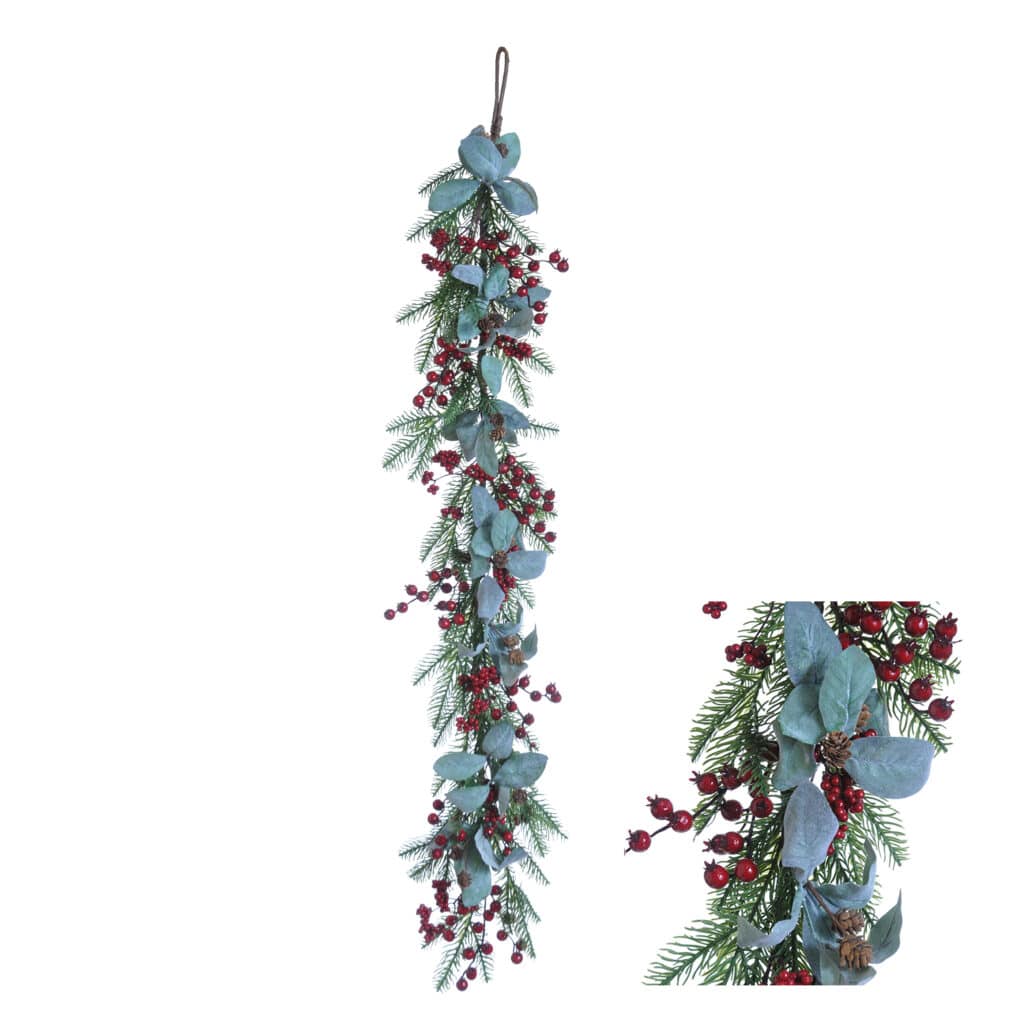 4 2ft Garland With Red Berries And Pinecone Christmasland ie judy-garland-s-wild-final-years-of-drugs-and-cruelty