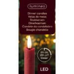 LED Dinner Wax Candle - - Christmas Decor - Christmasland