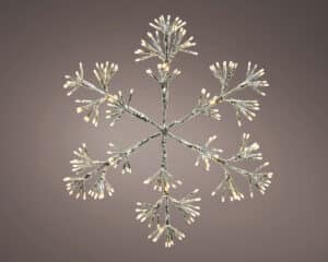 LED Frame Light Snowflake With Flashing Effect