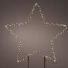 Micro LED Garden Star Warm White 38cm - Christmas Decor - Christmasland