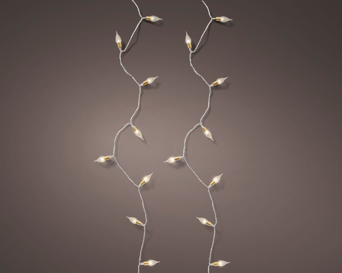 240 LED Vintage White Twinkle Lights - Christmas Lights - Christmasland