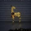Gold Glitter Reindeer With 70 Warm White - 3D Christmas Figures - Christmasland