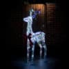 125cm Iridescent Reindeer with 80 White Lights - Christmasland