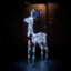 125cm Iridescent Reindeer with 80 White Lights - Christmasland