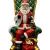 110cm Sitting Santa Figure - LED - Christmas Decor - Christmasland