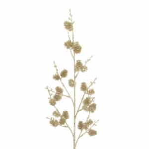 2.5 Feet Sparkle Pine Cone Spray