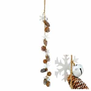 2.5ft Pinecone and Snowflake Garland