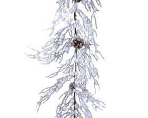 4.5ft Cotton White Garland