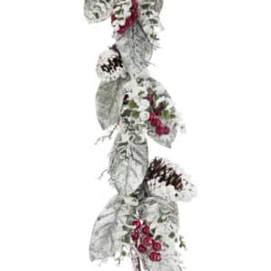 5ft Frosted Stamford Garland