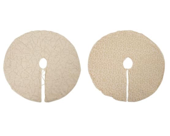 Tree Skirt Polyester with Star and Tree Sequin - 2 Assorted – Tree Skirts