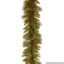 10-Inch Pre-Lit Pinecone Garland With 50 Warm White LED Lights