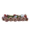 Tealight Holder (2 Tealights) Pinecone Snowflake standing at 30cm