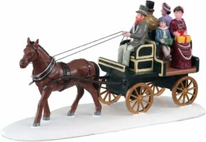 Lemax Jaunting Car