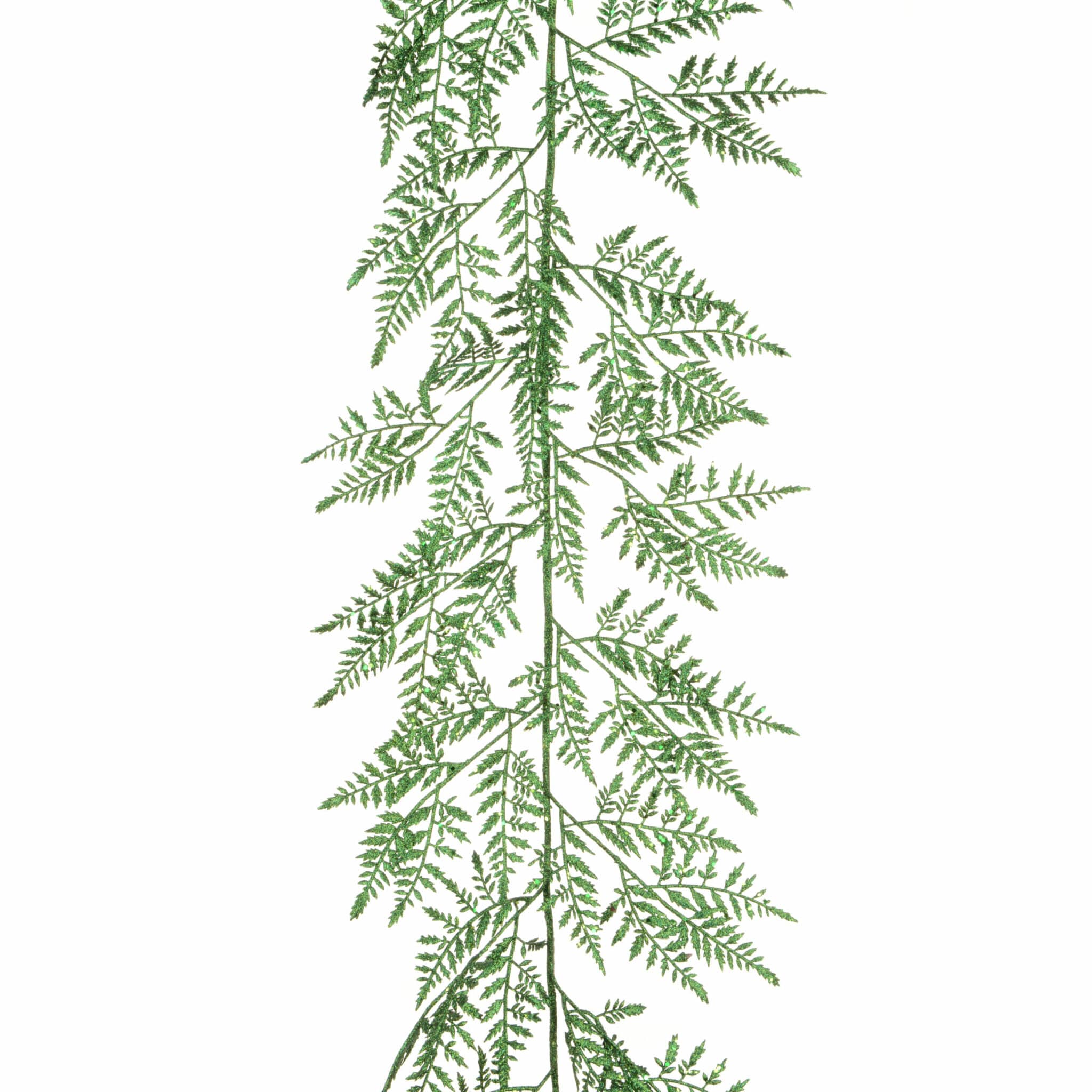 5 Feet Green Leather Fern Garland - Christmas Garlands for Sale