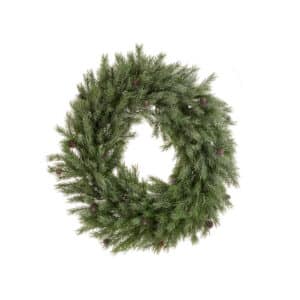 58cm Frosted Pine Wreath