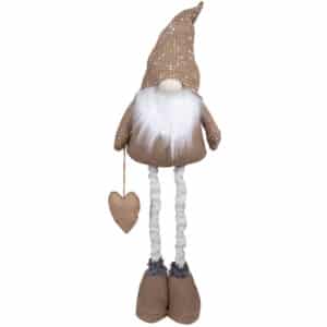 Extendable Gnome Natural with Telescopic Legs