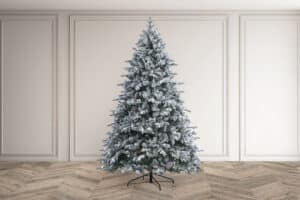 7.5ft Snowy Boston Fir Pre-Lit Xmas Tree