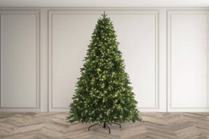 9ft Alpbach Fir Pre-Lit Xmas Tree