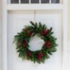 Glinton Luxury Green Wreath with Cones and Berries Christmas Wreaths for Sale Ireland