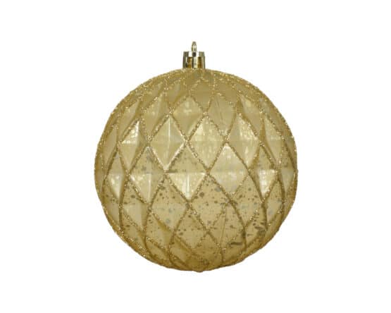 Antique gold shatterproof Baubles - Christmas Decorations For Sale at Christmasland.ie in Dublin, Ireland