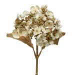 67cm cream Hydrangea flower on stem, christmas decoration. Sale now live in Christmasland.ie, 2 goatstown, Dublin, Ireland. Or buy Online now. Best price.