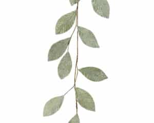 4ft Frosted Polyester Decorative Garland
