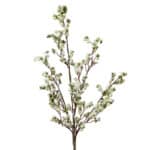 60cm Premium Frosted Green Berry Christmas spray with gold stem for sale in Christmasland.ie. Visit us Christmasland showroom at 2 goatstown, Dublinl Ireland.