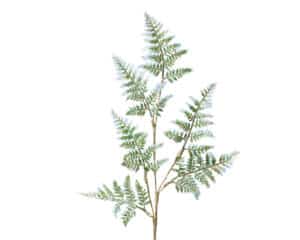69cm Fern PE Glitter Christmas Spray