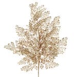 68cm Melrose gold Christmas spray with gold stem for sale in Christmasland.ie. Visit us Christmasland showroom at 2 goatstown, Dublinl Ireland.