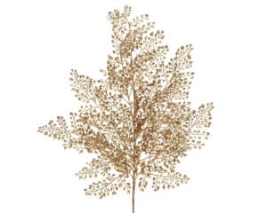 68cm Melrose Gold Mini Leaf Christmas Spray
