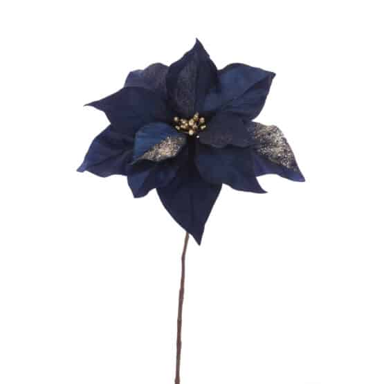 Midnight Blue Poinsettia Stem