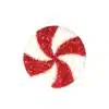 15.5 cm hanging Candy Wheel Decoration Red & White - Christmas Decorations For Sale Dublin