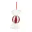 25 cm hanging sweet Christmas Decoration Red & White - Christmas Decorations For Sale Dublin