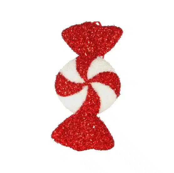 28 cm hanging sweet Christmas Decoration Red & White - Christmas Decorations For Sale Dublin
