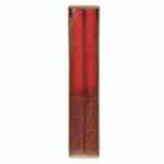 25cm real red Candle Wax - smooth With Metallic lacquer Finish with glitter for sale at Christmasland