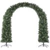 Christmas Pine fir XL Pre-Lit Decorative Arch With Warm LED White Twinkle Lights for sale in Dublini 14 Christmasland.ie