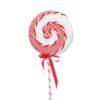 70cm Candy Cane fabric-swirl-Lollipop wth ribbon- Christmas Decorations For Sale Dublin